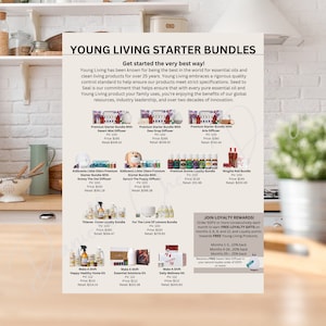 Young Living Starter Bundles Young Living Premium Starter Bundles Young Living Bundles Printable Edit In Canva Canva Template image 7