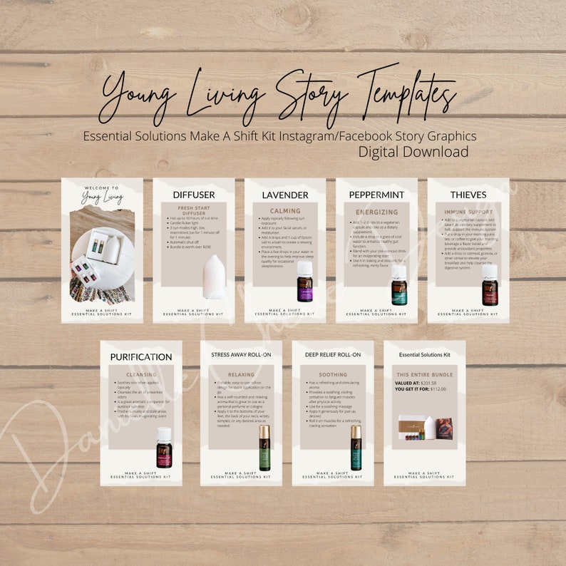 Young Living Make A Shift Stories Template Essential Solutions Stories