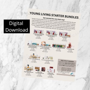 Young Living Starter Bundles Young Living Premium Starter Bundles Young Living Bundles Printable Edit In Canva Canva Template image 3