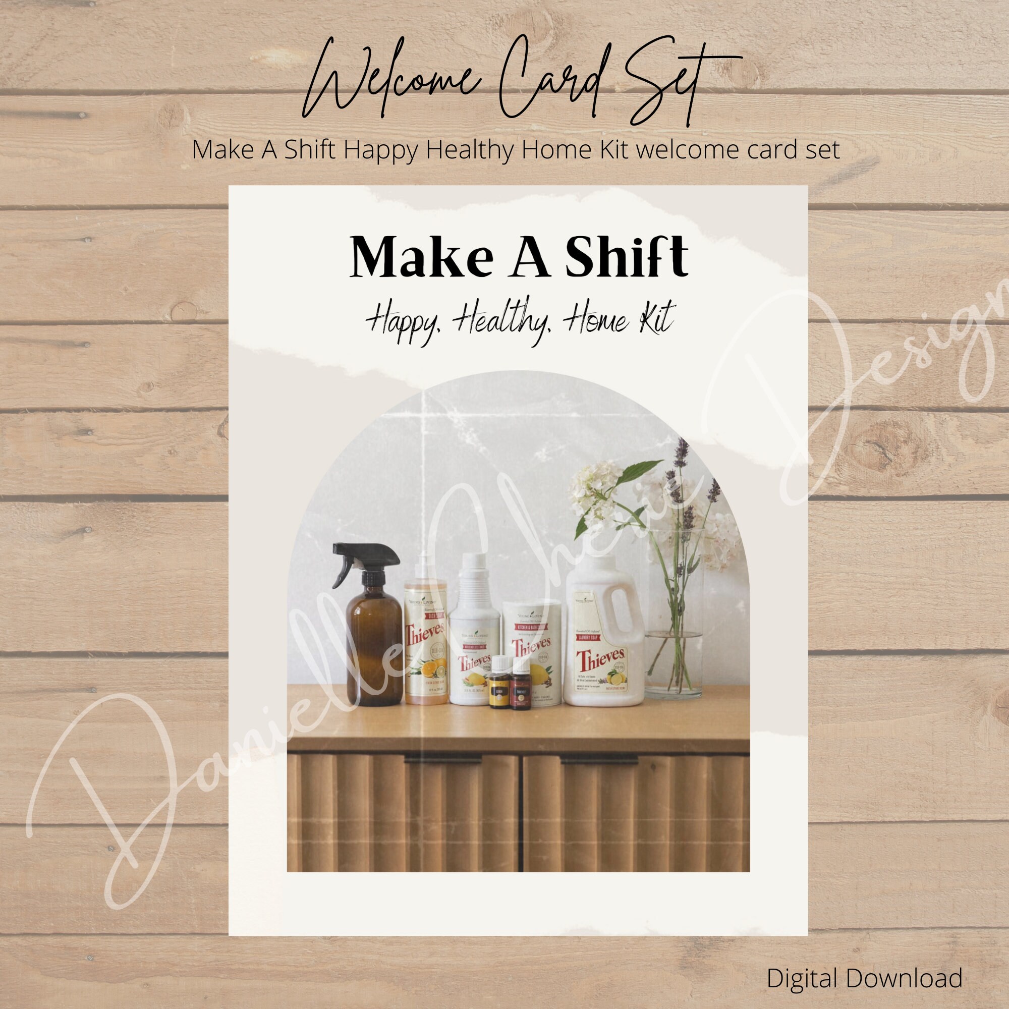 Young Living Make A Shift Cards Thieves Happy Healthy Home Kit