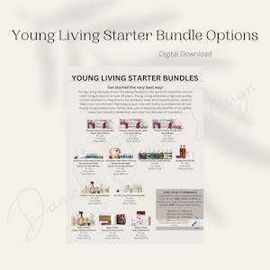 Young Living Starter Bundles Young Living Premium Starter Bundles Young Living Bundles Printable Edit In Canva Canva Template image 2