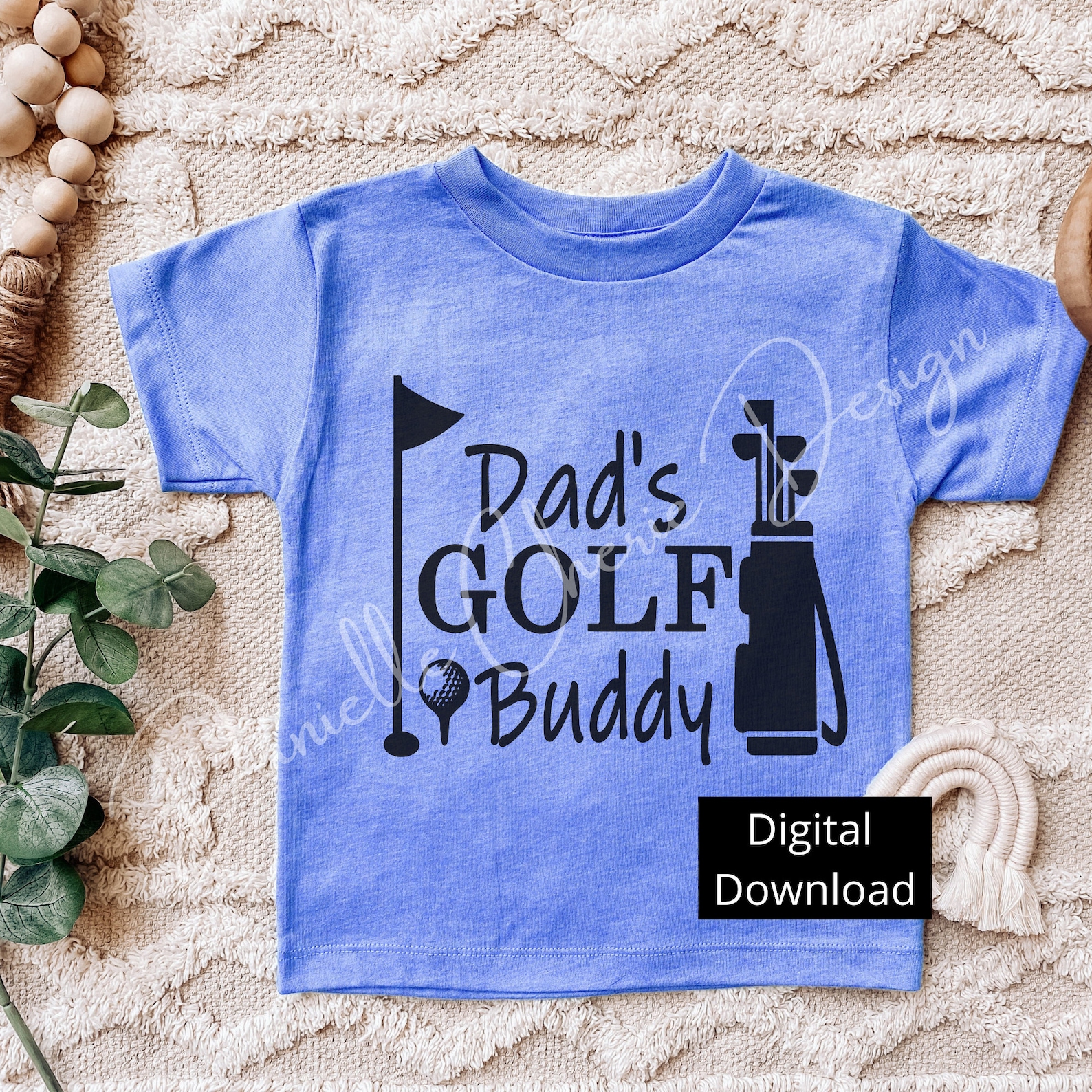 Dad's Golf Buddy SVG File for Kids Tshirt Golf SVG File Etsy
