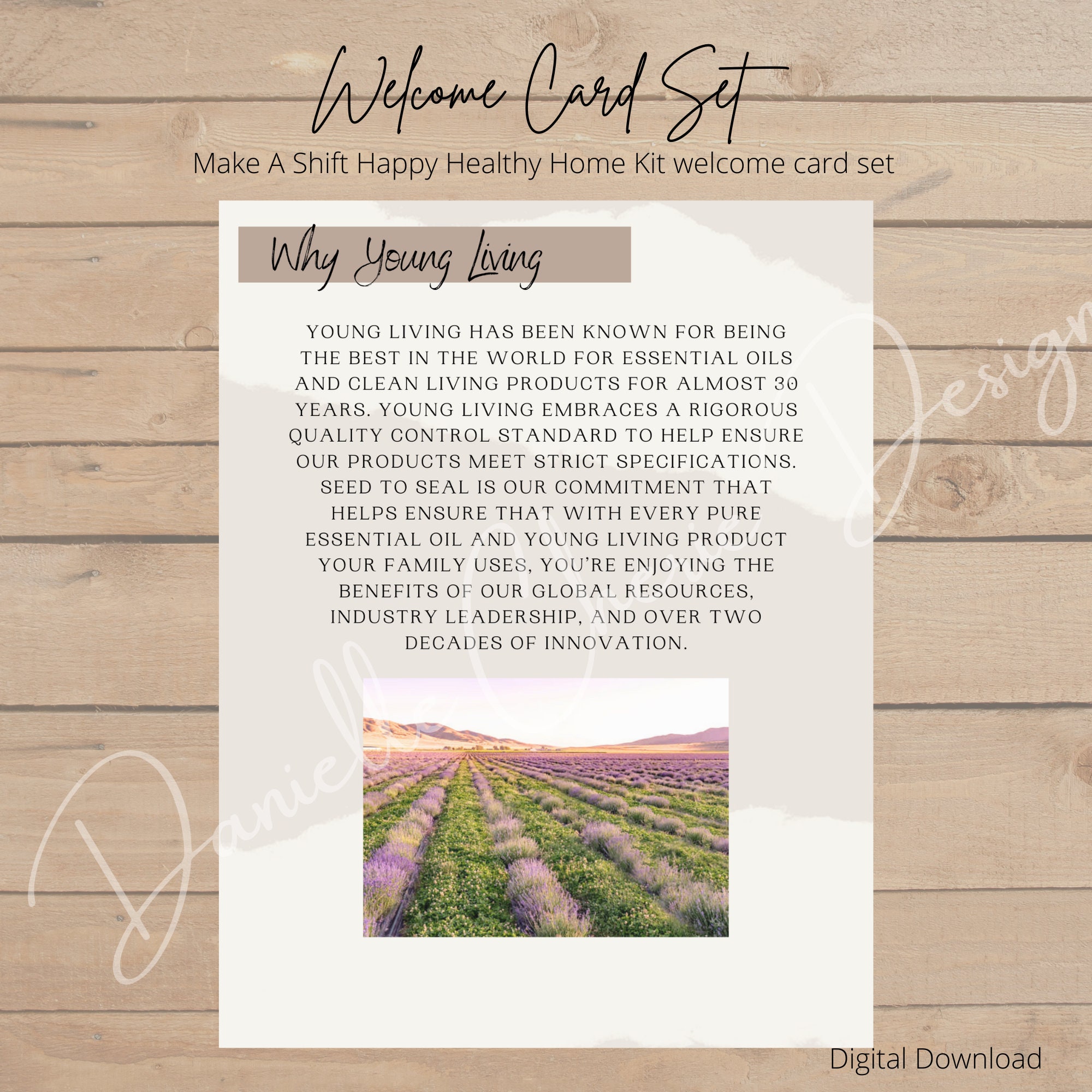 Young Living Make A Shift Cards Thieves Happy Healthy Home Kit