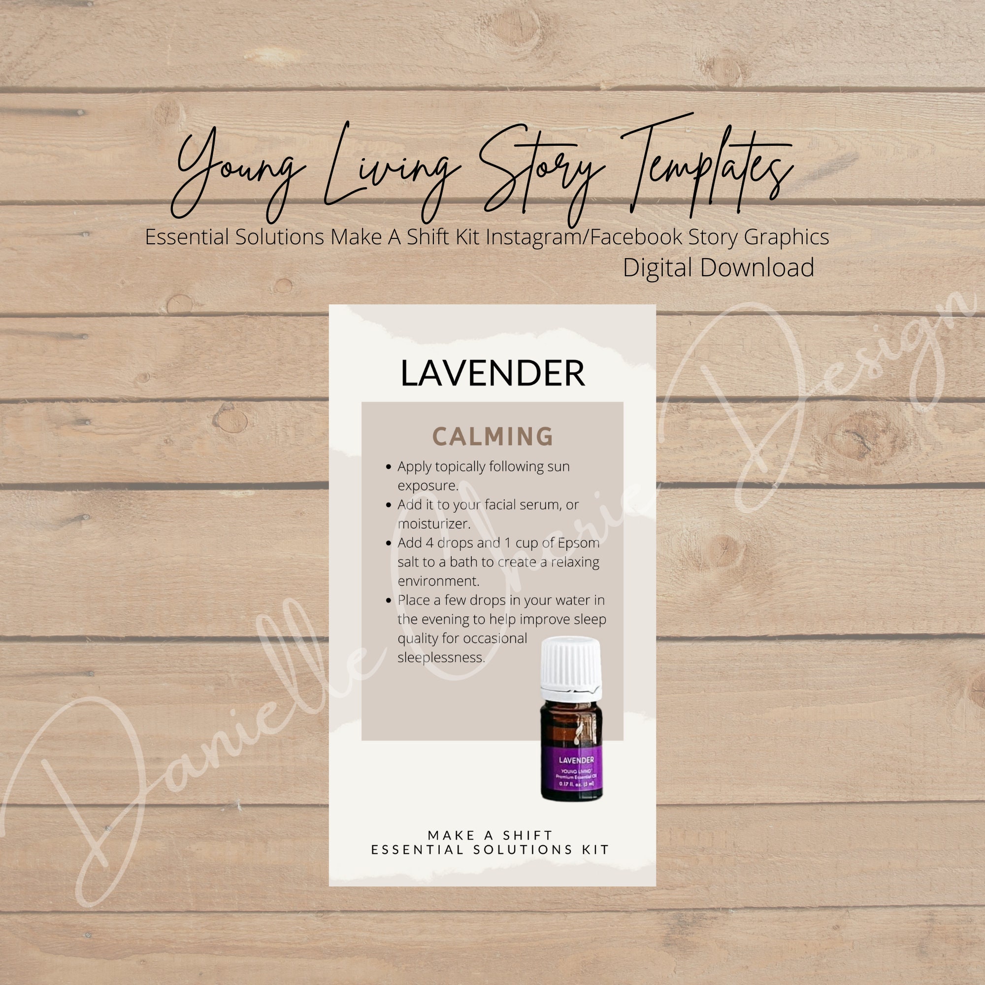 Young Living | Make A Shift | Stories Template | Essential Solutions ...