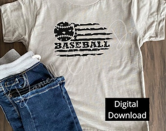 Baseball-Flagge SVG | Baseball SVG | Beunruhigt USA Baseball Flagge | Geschenk für Ihn | Baseball Fan geschnitten Datei | Baseball Flagge | Silhouette | Cricut