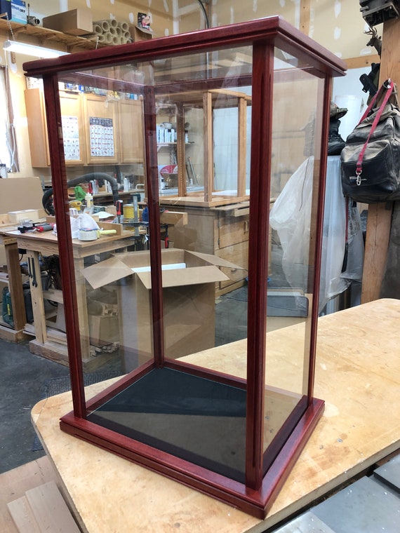 Buy Wood and Glass Display Case for Statues Dolls Hierlooms