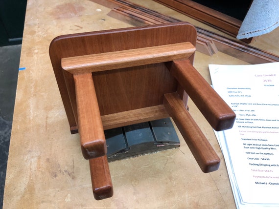 Custom Mahogany Book Display Box by Wooden-It-Be-Nice