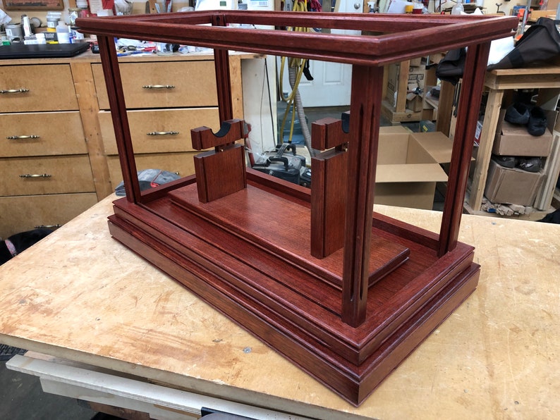 Large Pistol Display Case Wood and Glass S&W 460 VXR Etsy