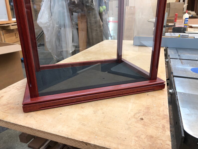 Wood and Glass Display Case for Statues, Dolls, Hierlooms, Vases