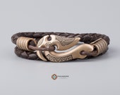 Hook Bracelet Maori - Wristband With Fish Hook - Maori Style - Surfer Bracelet - Nautical Bracelet - 001-503