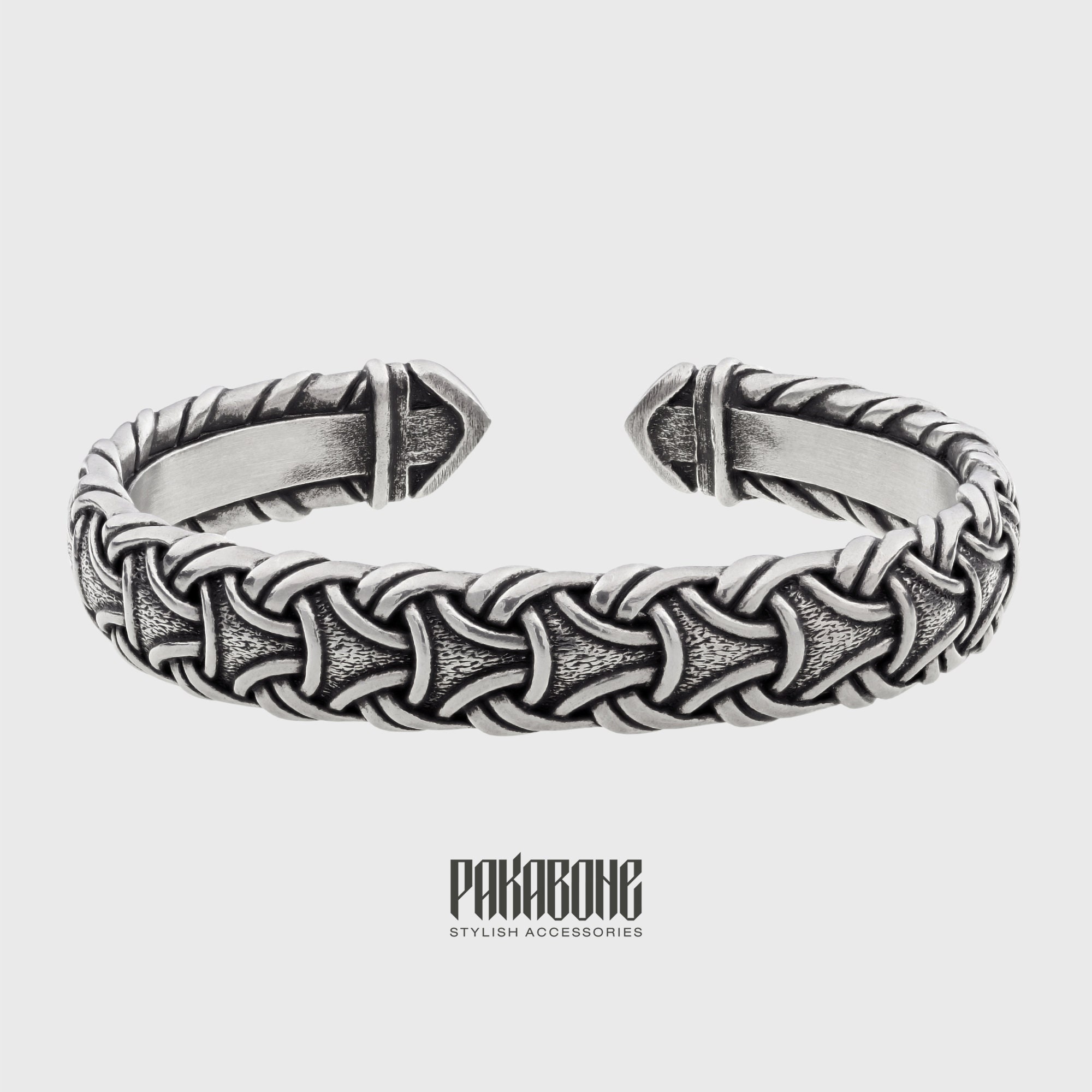 Viking Arm Ring With Traditional Scandinavian Pattern Etsy