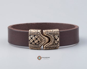 Viking Leather Axe Bracelet in Multiple Sizes Perun's - Etsy