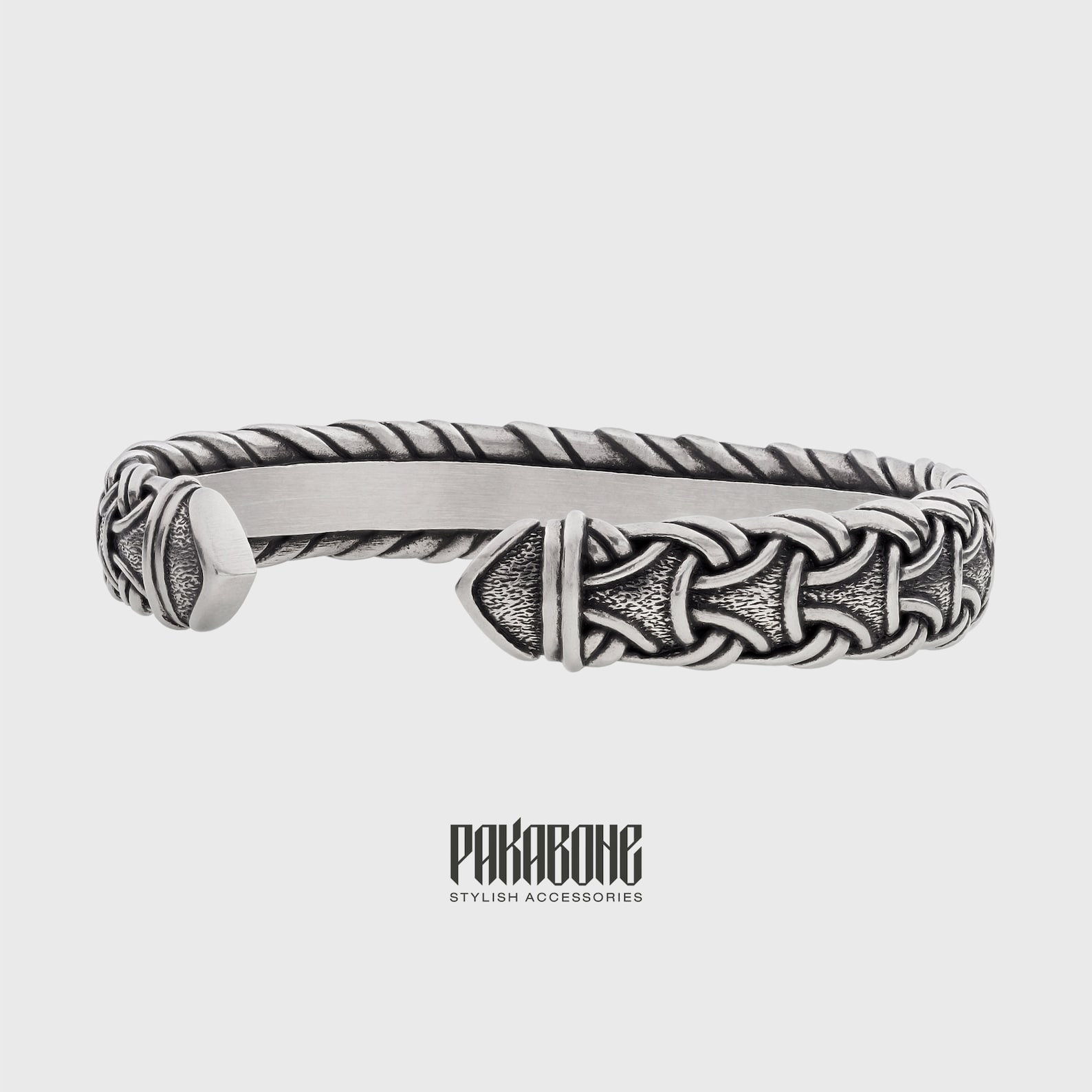 Viking Arm Ring With Traditional Scandinavian Pattern Etsy