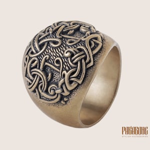 Viking Ring Yggdrasil Ash Tree World Tree Norse Mythology Viking Jewelry Norse Ring for Men Women art. 001-478