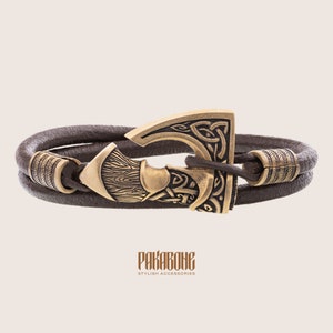 Wikinger Armreif mit Axt Geschenk für Sie und Ihn Armreif für Sie und Ihn Wikinger Schmuck 000-915
