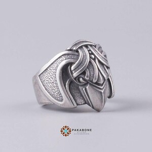 Viking Ring Odin's Raven - Crow Ring Norse Style - Viking Jewelry for Men Women art 001-221 image 4