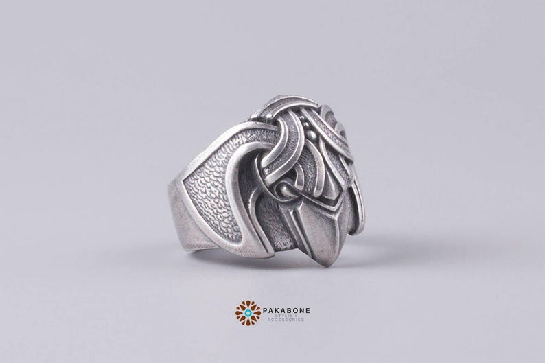 Viking Ring Odin's Raven - Crow Ring Norse Style - Viking Jewelry for Men Women art 001-221 image 4