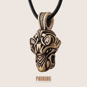Viking Pendant Wolf Fenrir - Viking Necklace Fenris - Norse Jewelry - Viking Jewelry for Men Women - 000-971