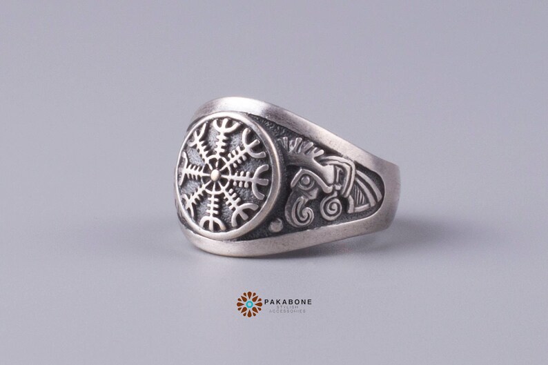 Odin Thor Viking Norse Helm Of Awe Rune Protection Toboggan Cap, Mössa & Set Hea