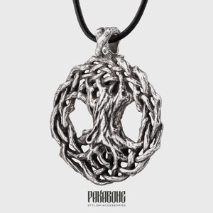 Viking Pendant Yggdrasil for Men and Women - Scandinavian Necklace World Tree - Viking Jewelry - 001-212