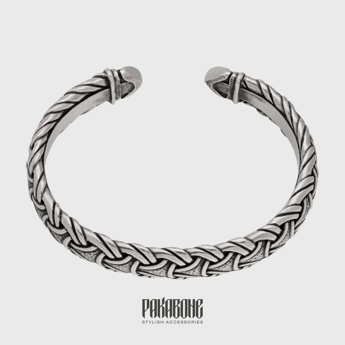 Viking Arm Ring With Traditional Scandinavian Pattern Etsy