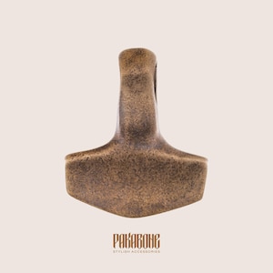 Mjölnir Anhänger - Wikinger Schmuck - Thors Hammer Halskette - Nordischer Schmuck - Mjölnir Anhänger für Männer Frauen - 000-833 Bild 5