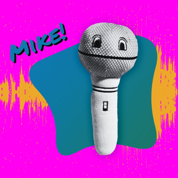 Plush Toy Microphone for Kids & Babies to Play with!