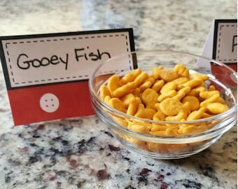 Mickey Mouse Food Place Cards, Mickey Mouse Clubhouse Food Cards, Mickey  Party Food Labels, Gooey Food Label Cards, Hot Diggity Dog Labels 