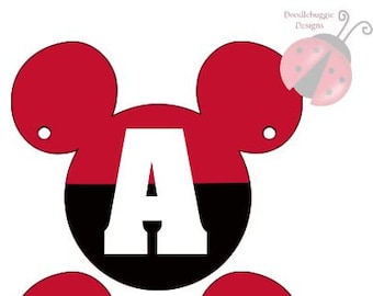PDF File - Mickey Mouse Banner, Create Your Own Banner, Happy Birthday Banner, Baby Shower Banner, Graduation Banner, Add Your Own Name