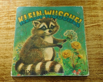 Kids book, vintage mini libro, PIXI BOOK, Paperback, pixi Buch Nr. 63 klein Wunschel - PIXI-Serie 1, hecho en Alemania en 1959