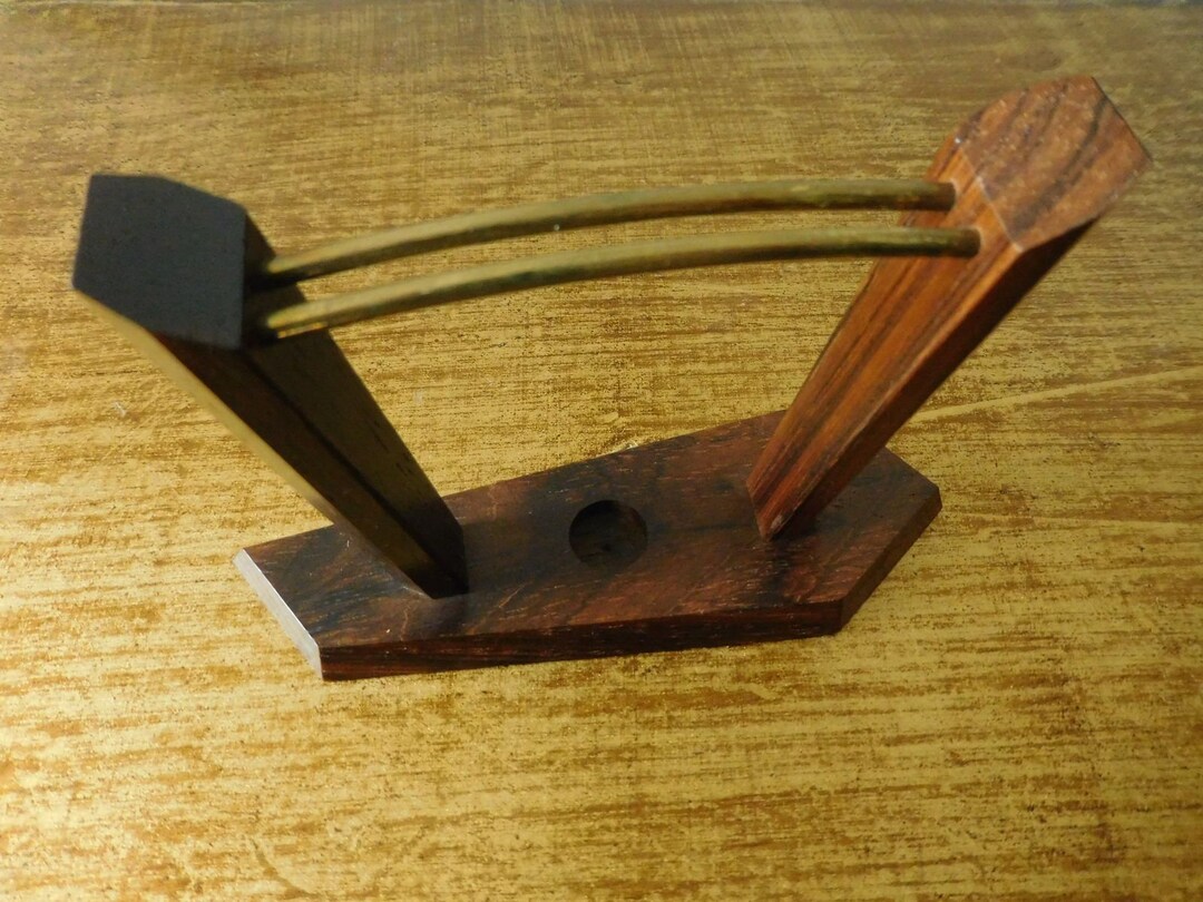 Bottle opener Holder, Vintage Holder, Art Deco, Teak wood, handmade