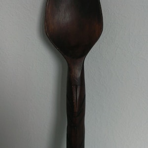 Wooden spoon, handcarved, big spoon, wall decoration, made of wood // Handmade // Home Decor
