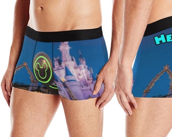 Men's Boxer briefs disney world Magicband FastPass Scanner novelty