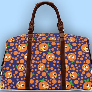 Orange Bird Travel Weekender Tote Duffel Bag zdjęcie 1