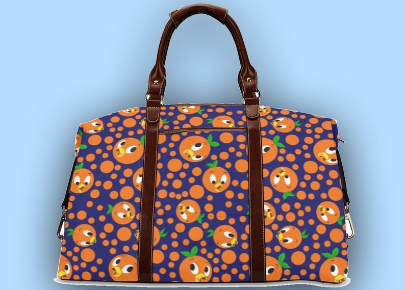 Orange Bird Travel Weekender Tote Duffel Bag zdjęcie 1