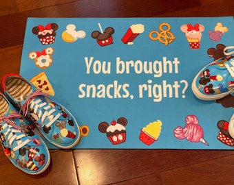 Disney inspired Snacks Treats Doormat