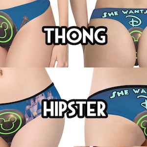 Sexy Panties, the Tightest Place on Earth Disney Inspired Panties
