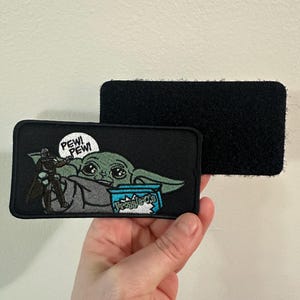 Geborduurde klittenbandpatch The Child