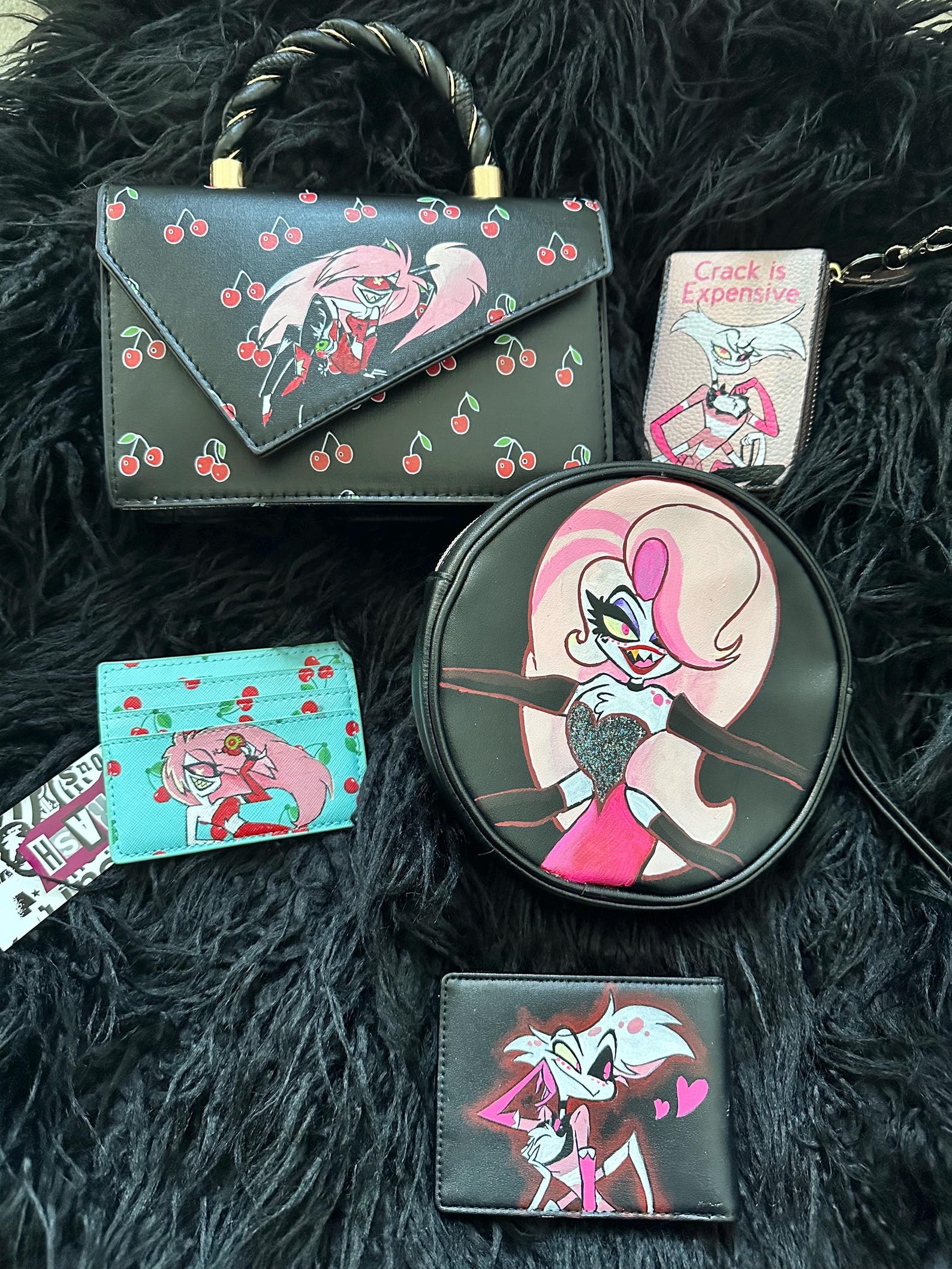Hazbin Hotel Angel Dust Cherri Bomb Accesories FREE SHIPPING - Etsy