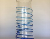 Blenko Glass Vase w original sticker - Handblown