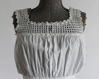 1900s Double Side Button Corset Cover
