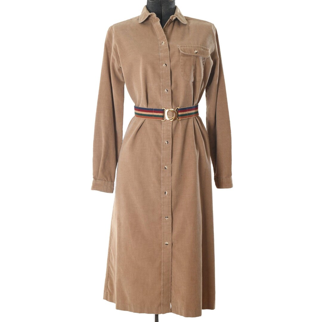 LL Bean Micro Corduroy Maxi dress