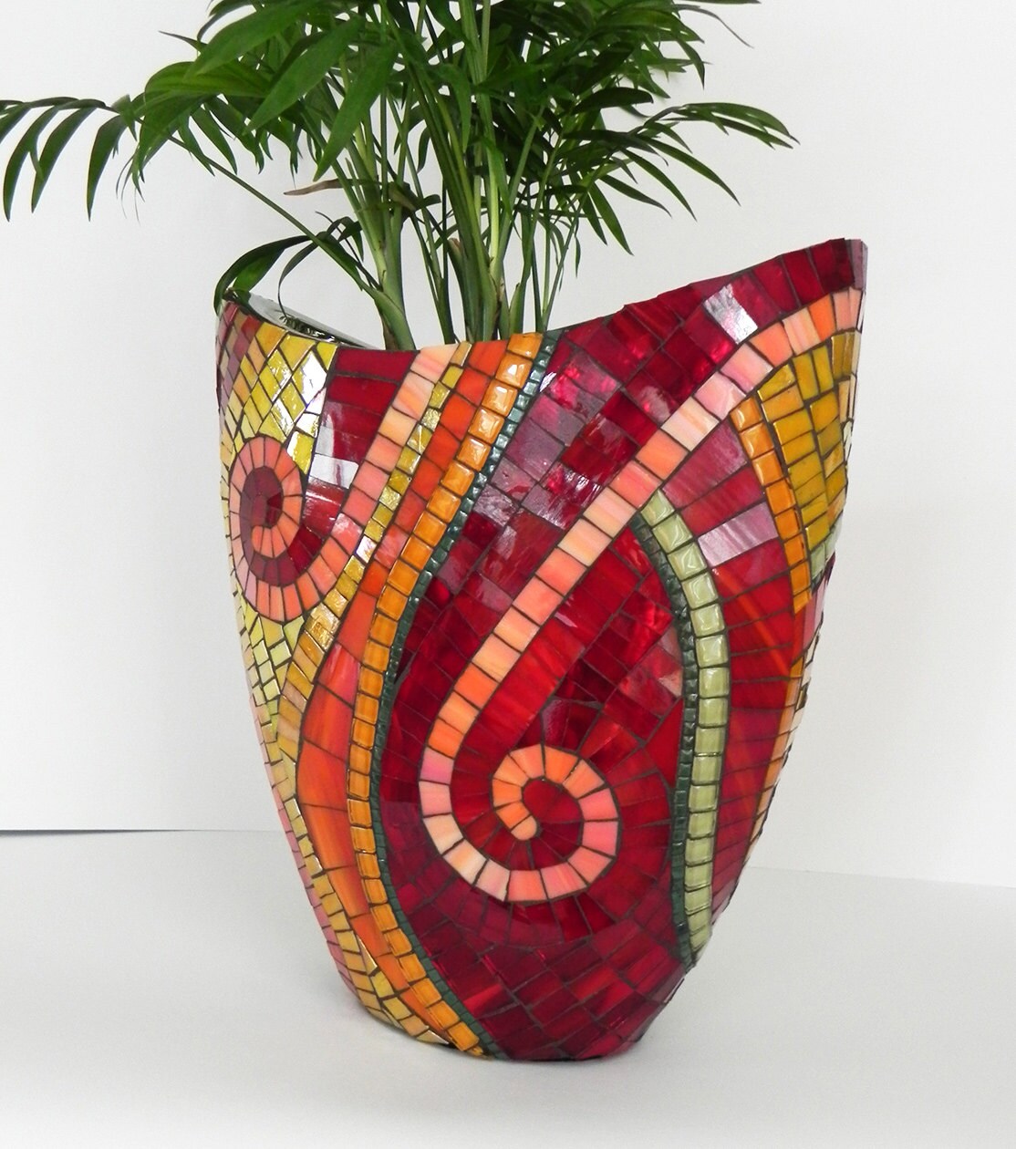 mosaic vase