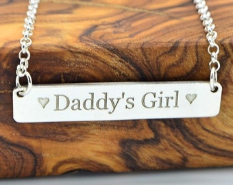 BDSM Sterling Silver Name necklace bracelet anklet day collar personalized engraved discreet kitten babygirl little ddlg hotwife submissive