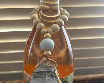 Oyster Shell Wine Charm