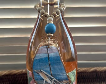 Oyster Shell Wine Charm
