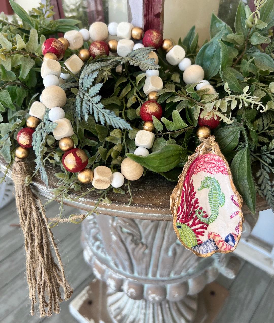 Shell Garland Ribbon Oyster Shell Garlands - Etsy