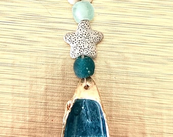 Oyster Shell Wine Charm