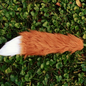 Fantastic Faux Fur Fox Tail, handmade