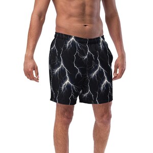 Electric Men&#39;s rave shorts, mens rave outfit, mens rave clothing, festival outfit, mens rave set, plus size mens rave outfit